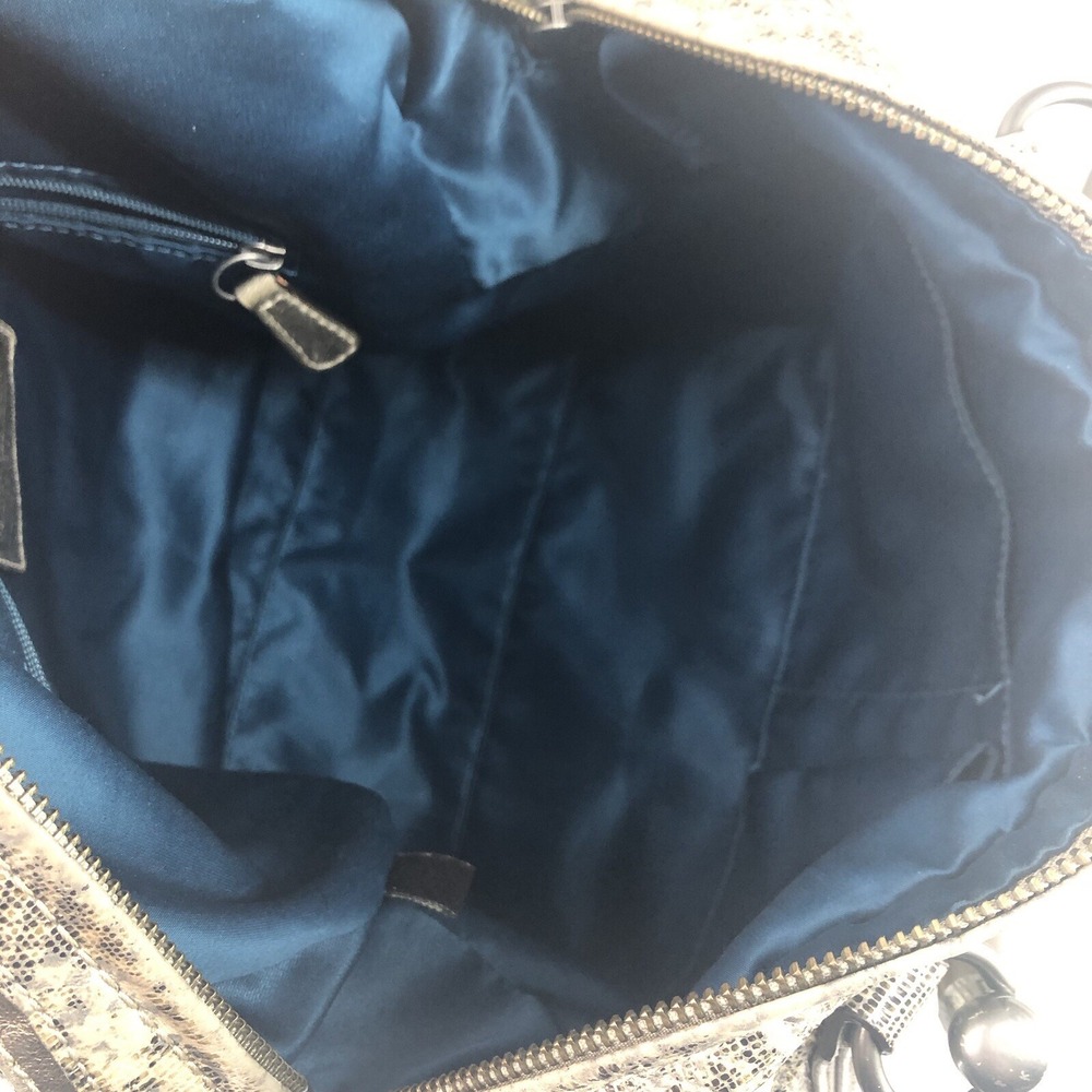 Coach Grey Python snakeskin Leather Shoulder Hobo… - image 7